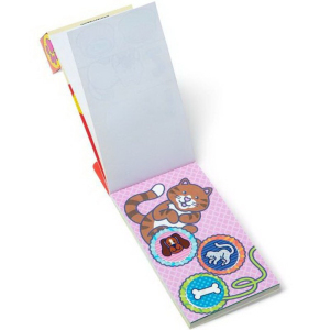 Samolepky - Sticker WOW! náplň s mini knížkou, Mazlíčci (M&D)