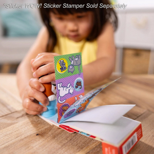Samolepky - Sticker WOW! náplň s mini knížkou, Mazlíčci (M&D)