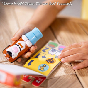 Samolepky - Sticker WOW! náplň s mini knížkou, Mazlíčci (M&D)