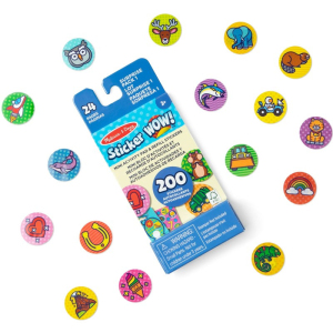 Samolepky - Sticker WOW! náplň s mini knížkou, Překvapení (M&D)