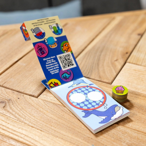 Samolepky - Sticker WOW! náplň s mini knížkou, Překvapení (M&D)