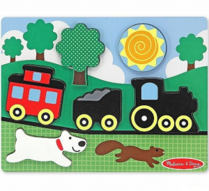 Puzzle pro nejmenší - Vkládačka, Vláček (M&D)