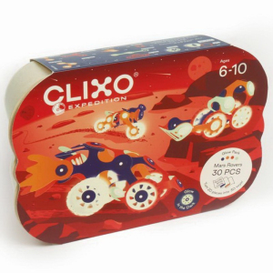 CLIXO - Mars Rovers magnetická stavebnice, 30 kusů