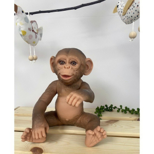 Panenka Guca - 991 Opička realistická miminko, 32cm (Guca)