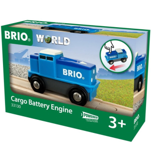 Vláčkodráha mašinka - Elektrická s pohonem, Nákladní modrá (Brio)