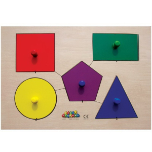 Puzzle výukové - Tvary a paměť + 4 předlohy, 5ks (Just Jigsaws)