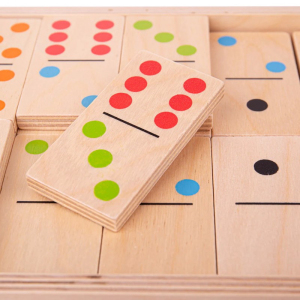 Domino - Velké dřevěné, 28ks (Bigjigs)