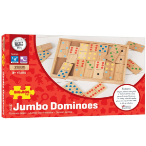 Domino - Velké dřevěné, 28ks (Bigjigs)