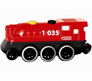 Vláčkodráha mašinka - Elektrická s pohonem, Červená (Woody)