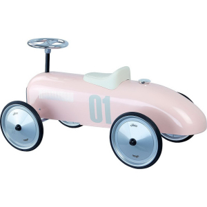 Odrážedlo kovové - Historické auto, růžové (Vilac)