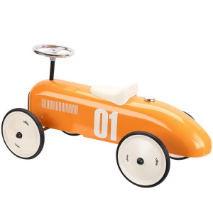Odrážedlo kovové - Historické auto, oranžové (Vilac)