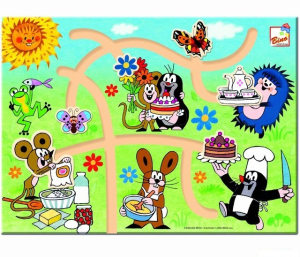 Motorický labyrint - Najdi hlavu, Krtek (Bino)