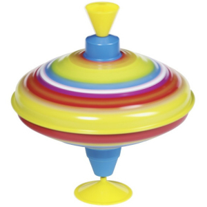 Plechová hračka - Káča 18,5cm, Pestrobarevná (Goki