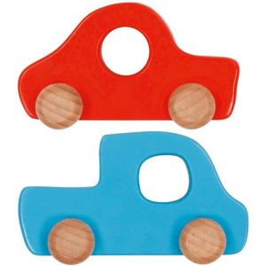 Puzzle podlahové - Silnice pro autíčka z filce + 2 auta (Goki)