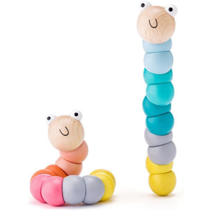 Drobné hračky - Had do kapsy, Červík motorický, 1ks (Woody)