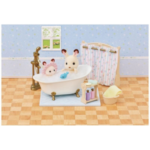 Sylvanian Families - Nábytek, Koupelnový set s vanou a sprchou