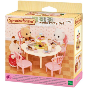 Sylvanian Families - Nábytek, Party set se sladkostmi