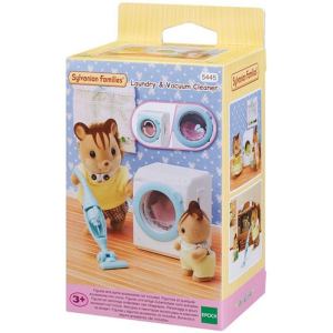 Sylvanian Families - Nábytek, Automatická pračka a vysavačem