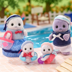 Sylvanian Families - Rodina tuleňů, 4ks