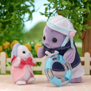 Sylvanian Families - Rodina tuleňů, 4ks