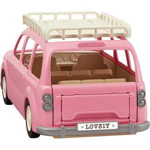 Sylvanian Families - Auto, Rodinný růžový van