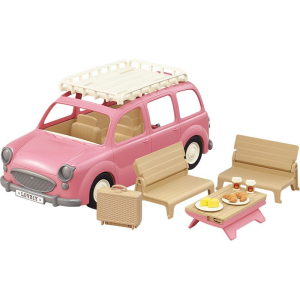 Sylvanian Families - Auto, Rodinný růžový van