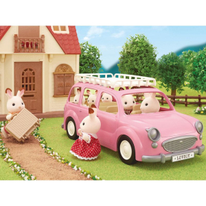 Sylvanian Families - Auto, Rodinný růžový van