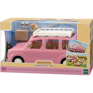 Sylvanian Families - Auto, Rodinný růžový van