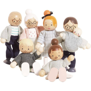 Panenky do domečku - Postavičky moje rodinka, 7ks (Le Toy Van)
