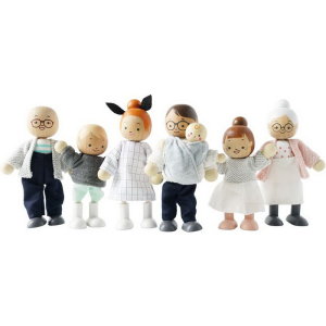 Panenky do domečku - Postavičky moje rodinka, 7ks (Le Toy Van)