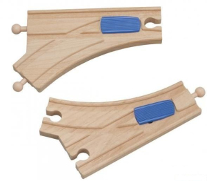 Vláčkodráha koleje - Výhybka přehazovací, 2ks (Legler)