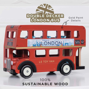 Auto - Autobus London dřevěný velký (Le Toy Van)