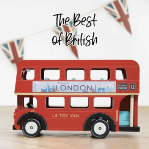 Auto - Autobus London dřevěný velký (Le Toy Van)