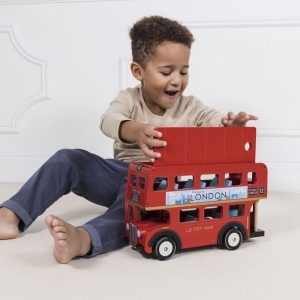 Auto - Autobus London dřevěný velký (Le Toy Van)