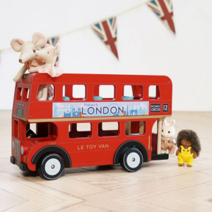Auto - Autobus London dřevěný velký (Le Toy Van)