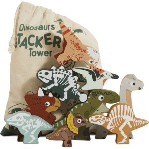 Motorická hra - Petilou, Skládací věž dinosauři (Le Toy Van)