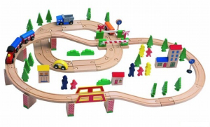 Vláčkodráha Woody - Combi (koleje i cesta), 75 dílů