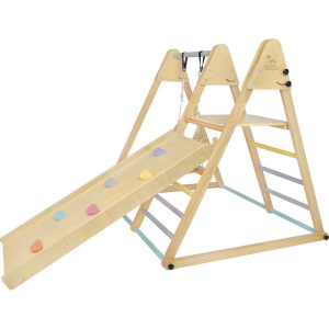 Hrací koutek - Dřevěná sestava se skluzavkou (2Kids Toys)