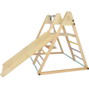 Hrací koutek - Dřevěná sestava se skluzavkou (2Kids Toys)