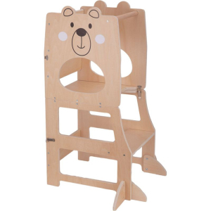 Učící věž - Dřevěná, Medvídek 3v1 (2Kids Toys)