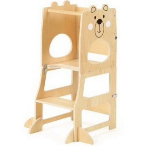 Učící věž - Dřevěná, Medvídek 3v1 (2Kids Toys)