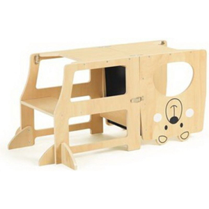 Učící věž - Dřevěná, Medvídek 3v1 (2Kids Toys)