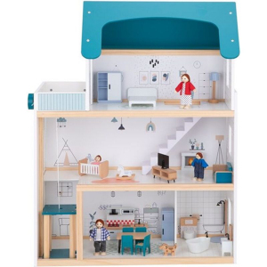 Domeček pro panenky - Barbora s příslušenstvím (2Kids Toys)