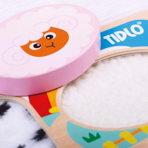 Puzzle hmatové - Senzorické puzzle farma (Tidlo)