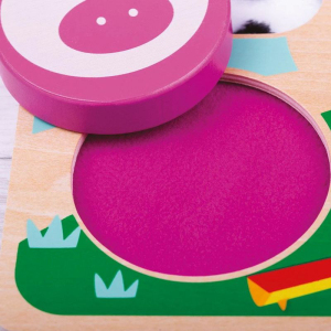 Puzzle hmatové - Senzorické puzzle farma (Tidlo)
