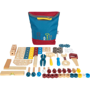 Malý kutil - Batoh se stavebnicí a nářadím Workshop (Small foot)