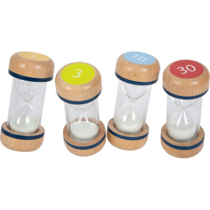 Přesýpací hodiny - Sada dřevěná, 4ks (Small foot)