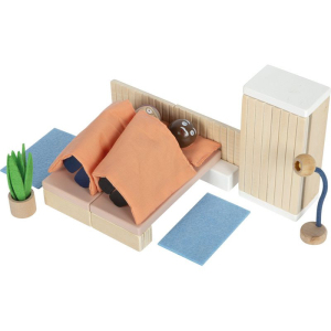 Nábytek pro panenky - Ložnice moderní dřevěná (Small foot)