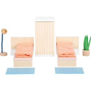 Nábytek pro panenky - Ložnice moderní dřevěná (Small foot)