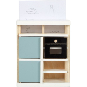 Nábytek pro panenky - Kuchyň moderní dřevěná (Small foot)